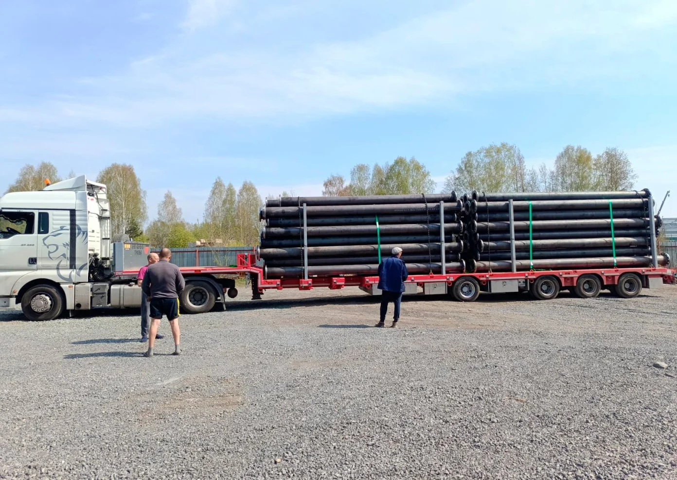 перевозка стальных труб